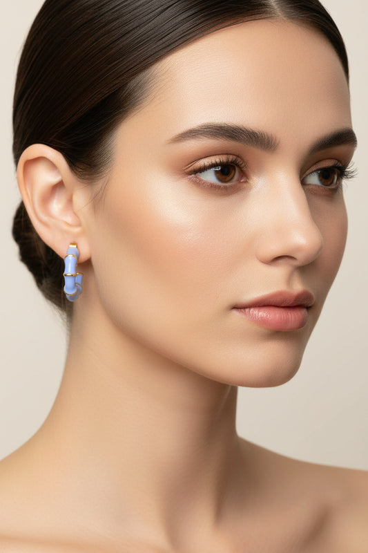 Small hoop earrings